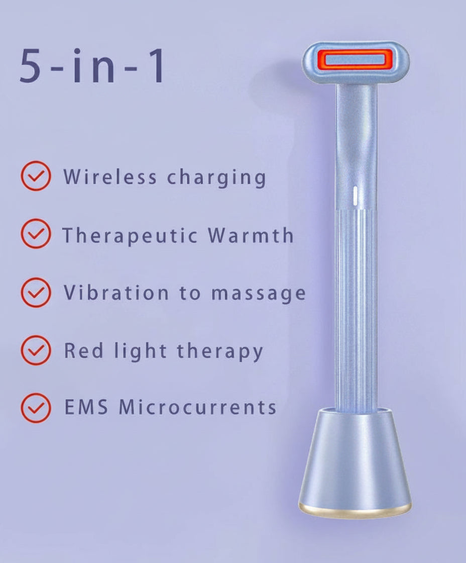 Formora Red Light Beauty Wand with Rotary Warmth Face Massage