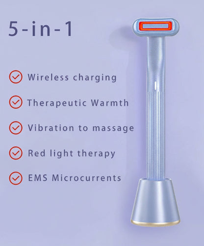 Formora Red Light Beauty Wand with Rotary Warmth Face Massage